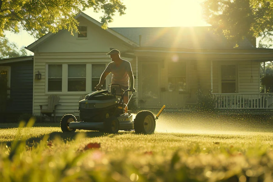 compact push mower