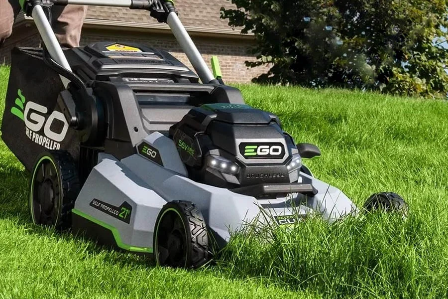 electric cordless push mower