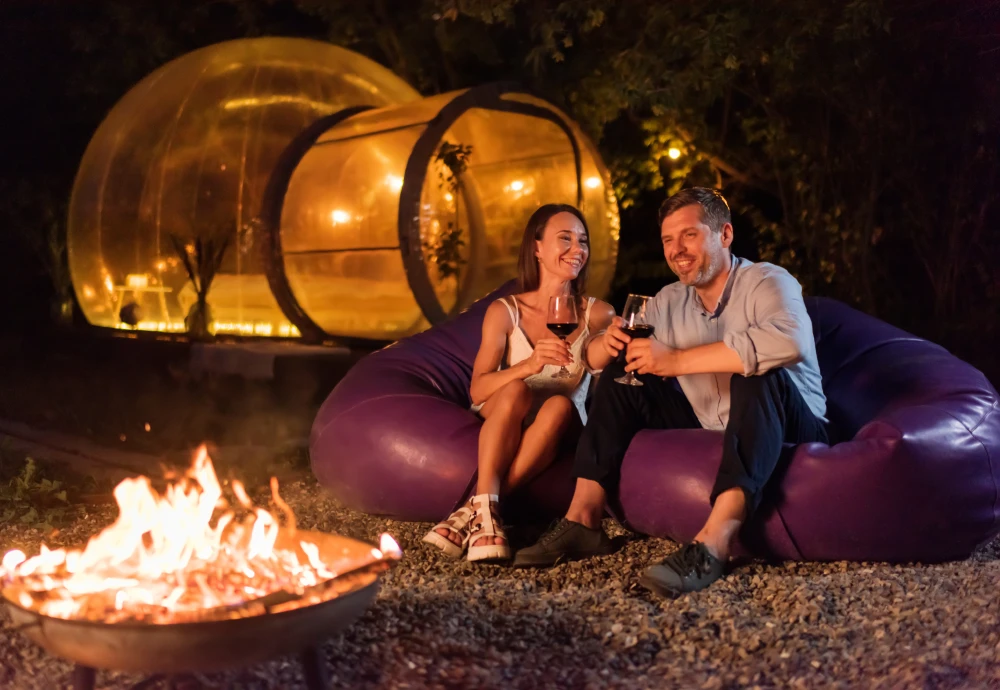 plastic bubble tent