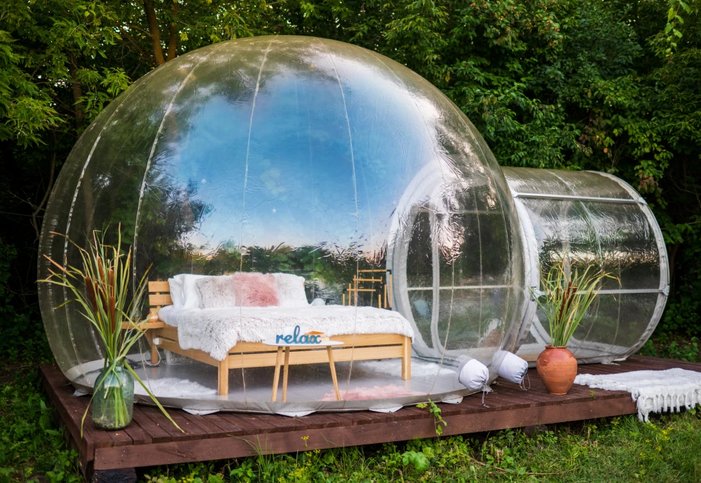 giant clear bubble tent