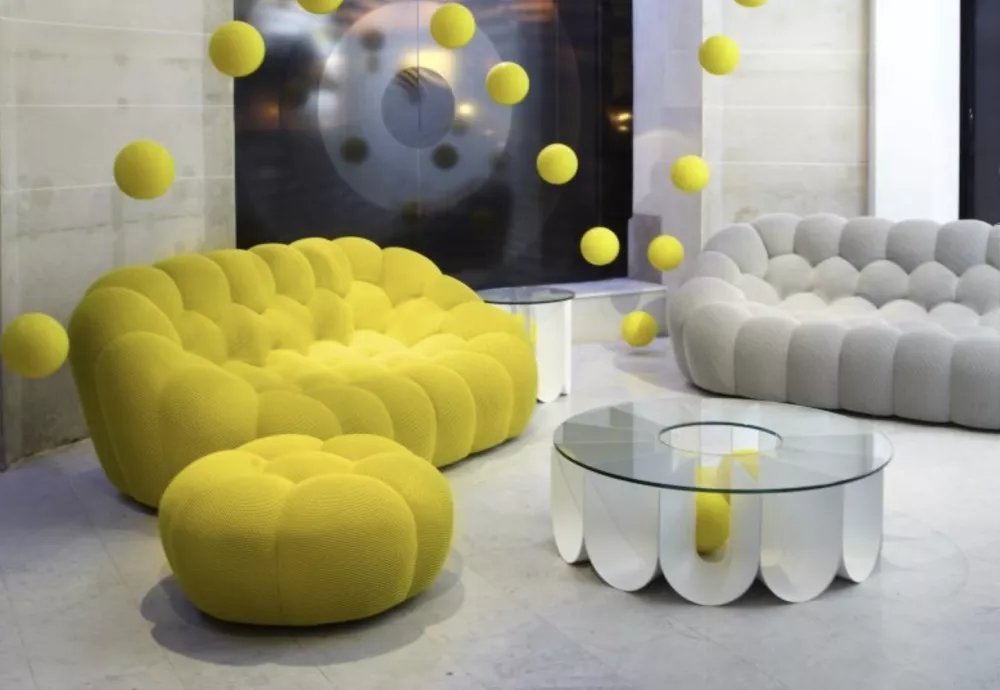 grey bubble sofa